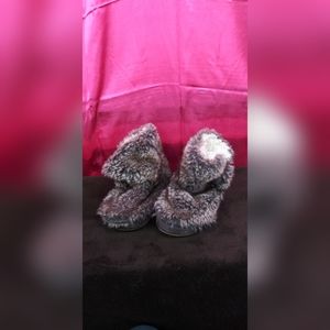 Faux Fur Booties